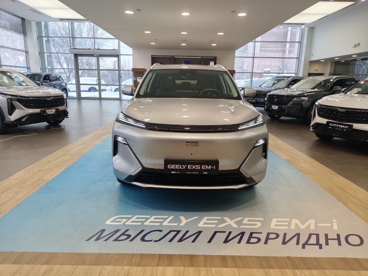Geely EX5 EM-i Макс/Max 1.5 гибрид. передний привод